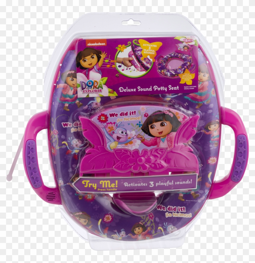 Nickelodeon Dora The Explorer Deluxe Sound Potty Seat, - Dora La Exploradora Clipart