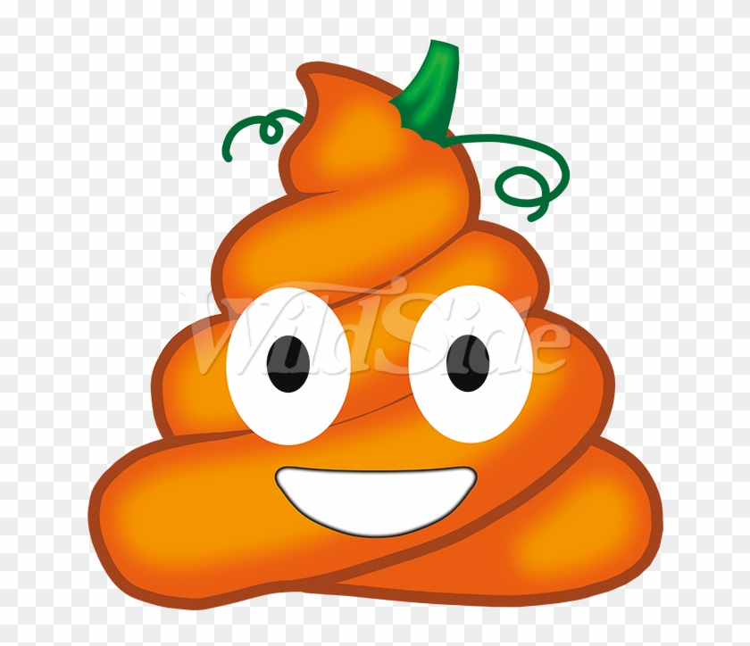 Pumpkin Poo Emoji Stock Transfer - Pumpkin Poo Clipart