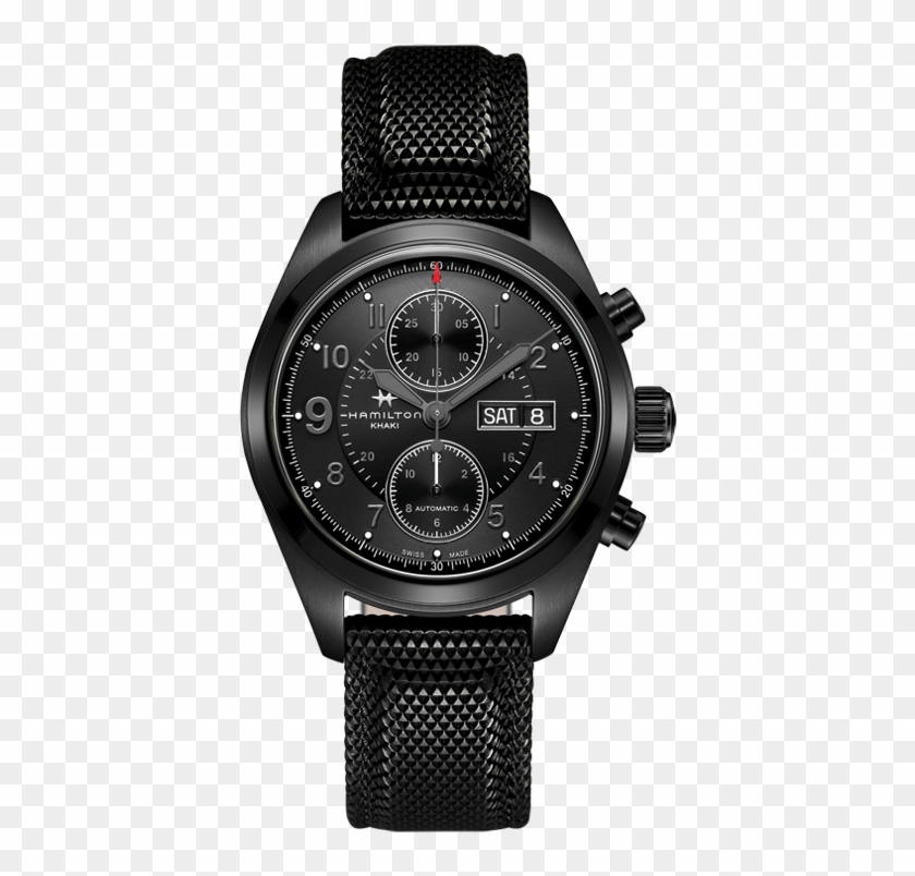 Auto Chrono - Hamilton Khaki Field Auto Chrono Black Clipart #2465213