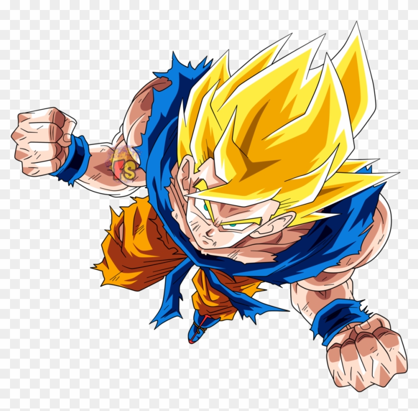 No Caption Provided - Goku Ssj Dokkan Battle Png Clipart #2465244