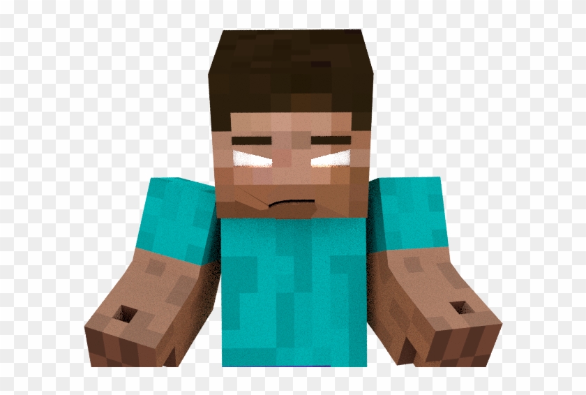Portrait Of Herobrine From Minecraft - Wood Clipart