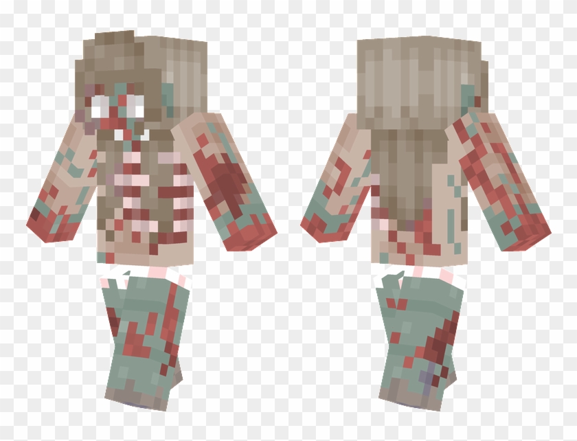 Zombie Girl - Pattern Clipart