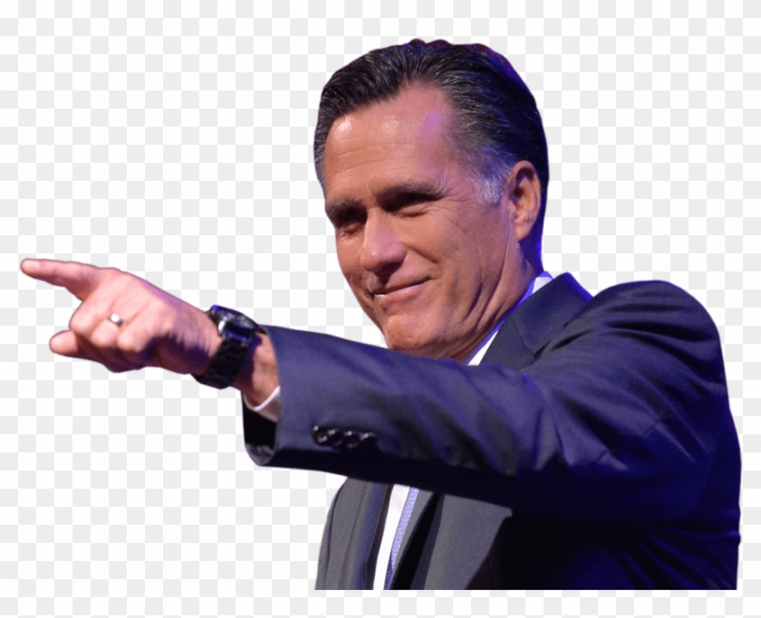 Mitt Romney Pointing Png - Senior Citizen Clipart