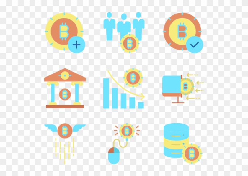 Bitcoins Cryptocurrency Clipart