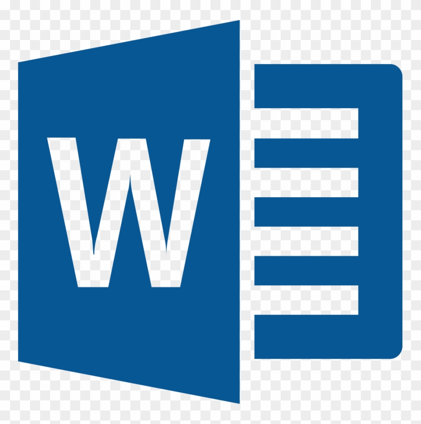 Word Icon Transparent - Black Microsoft Word Icon Clipart
