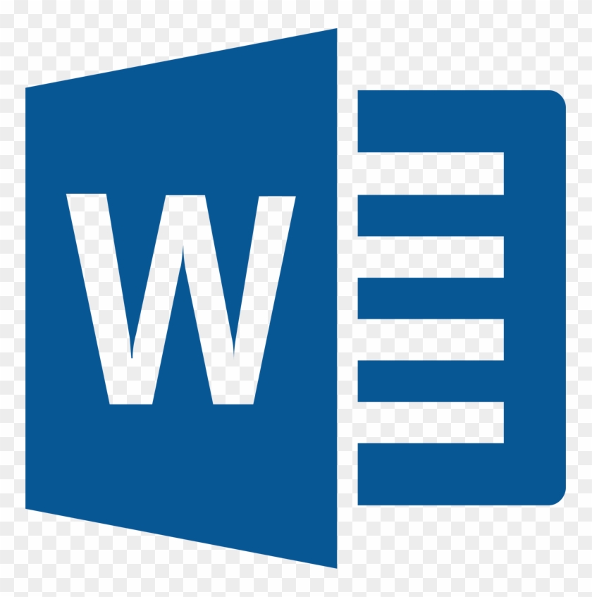 Word Icon Transparent - Black Microsoft Word Icon Clipart #2466529