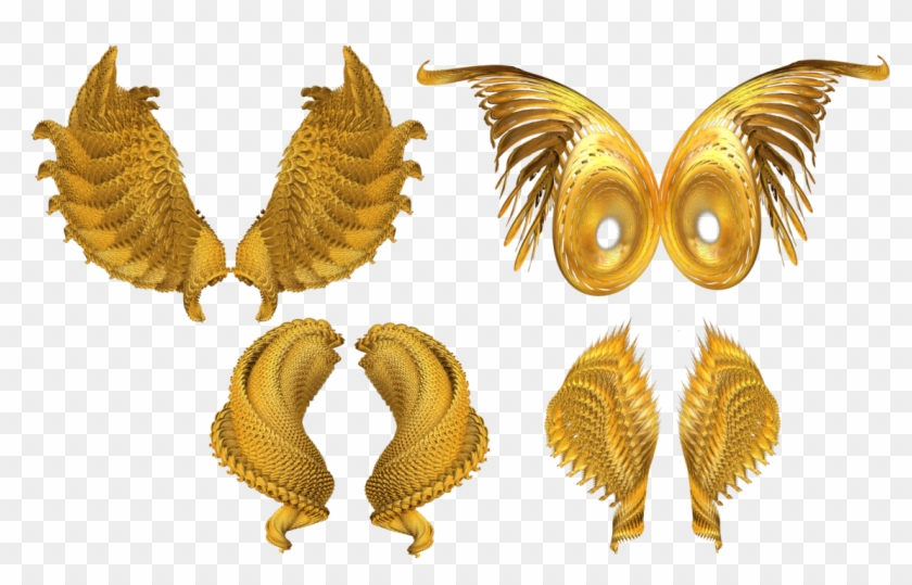 Golden Wings Free Png Image - Eagle Clipart #2467142