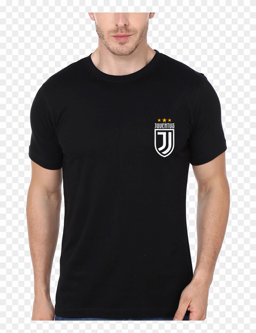 Juventus Logo Black Men T-shirt & Hoodie - King Are Born In March Clipart #2467557