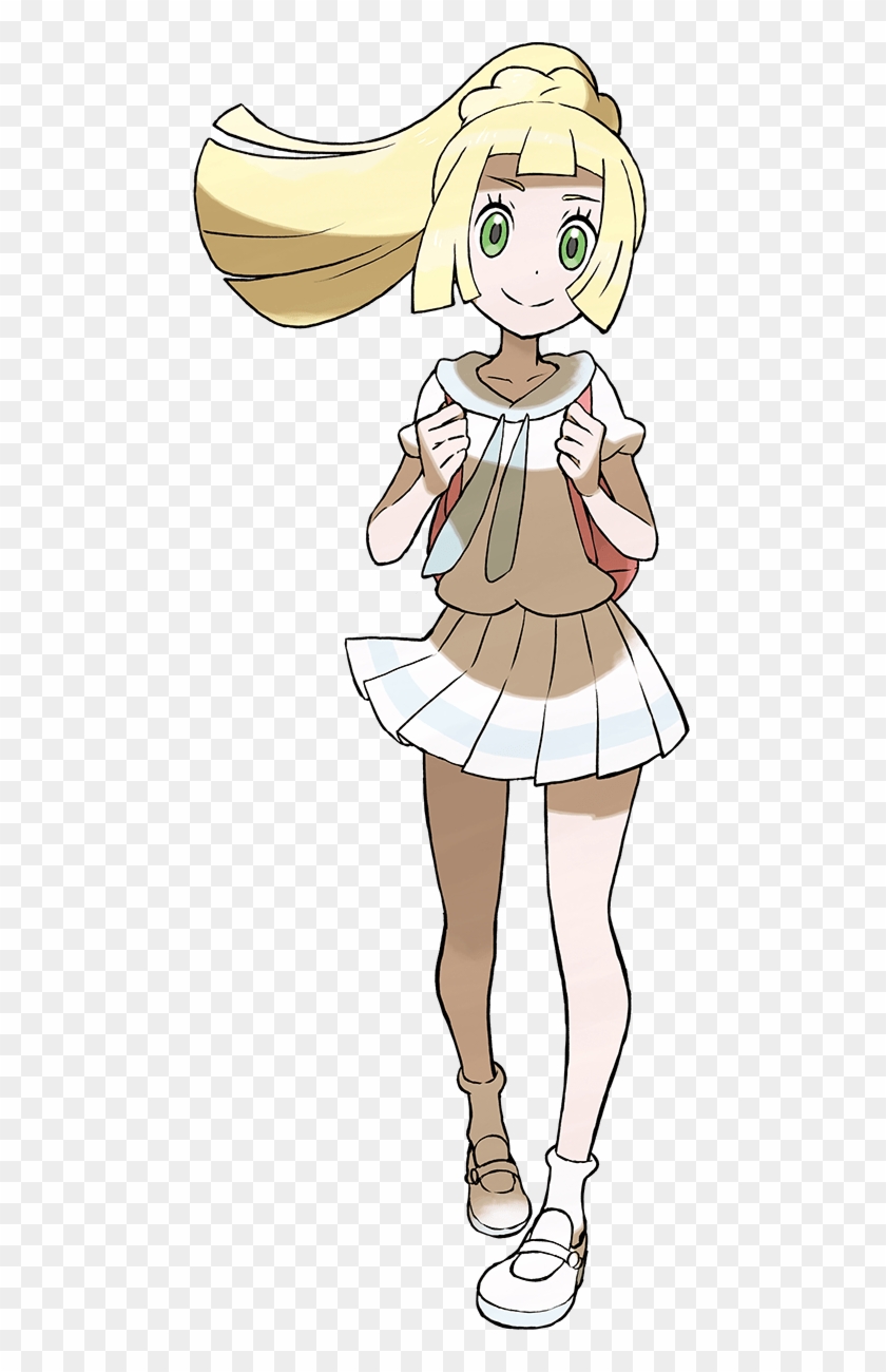 Both Hau And Lillie Return As Main Characters On Your - Pokemon Ultra Sun And Moon Lillie Clipart #2468241