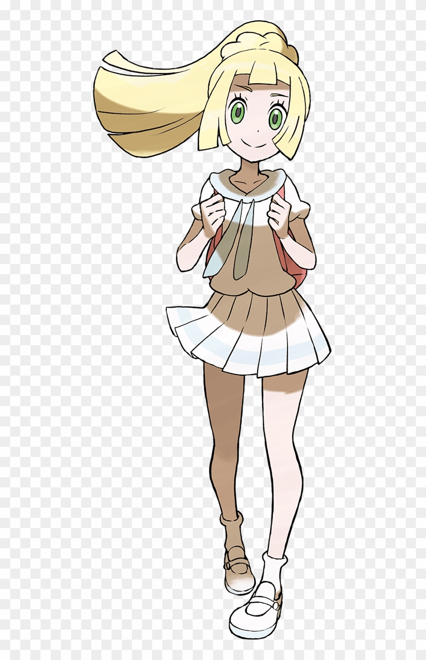 Both Hau And Lillie Return As Main Characters On Your - Pokemon Ultra Sun And Moon Lillie Clipart