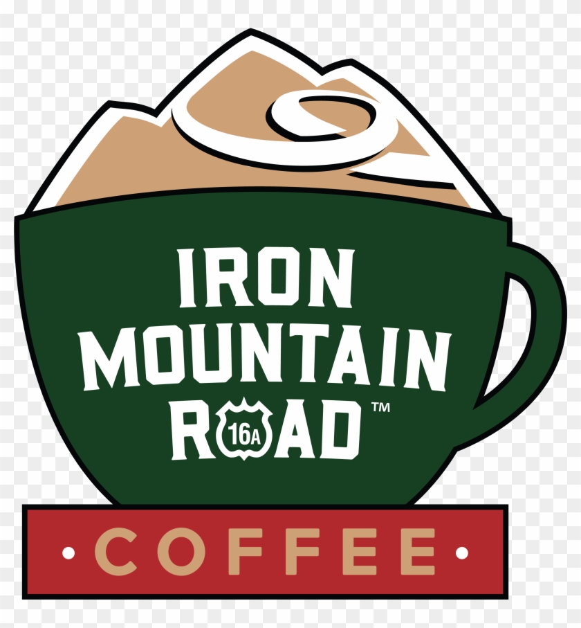 Iron Mountain Road Coffee - Cafe In Mountain Logo Clipart #2468431