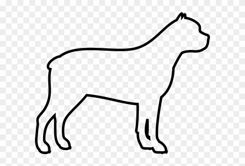 Cane Corso Rubber Stamp - Gambar Anjing Hitam Putih Clipart #2469066