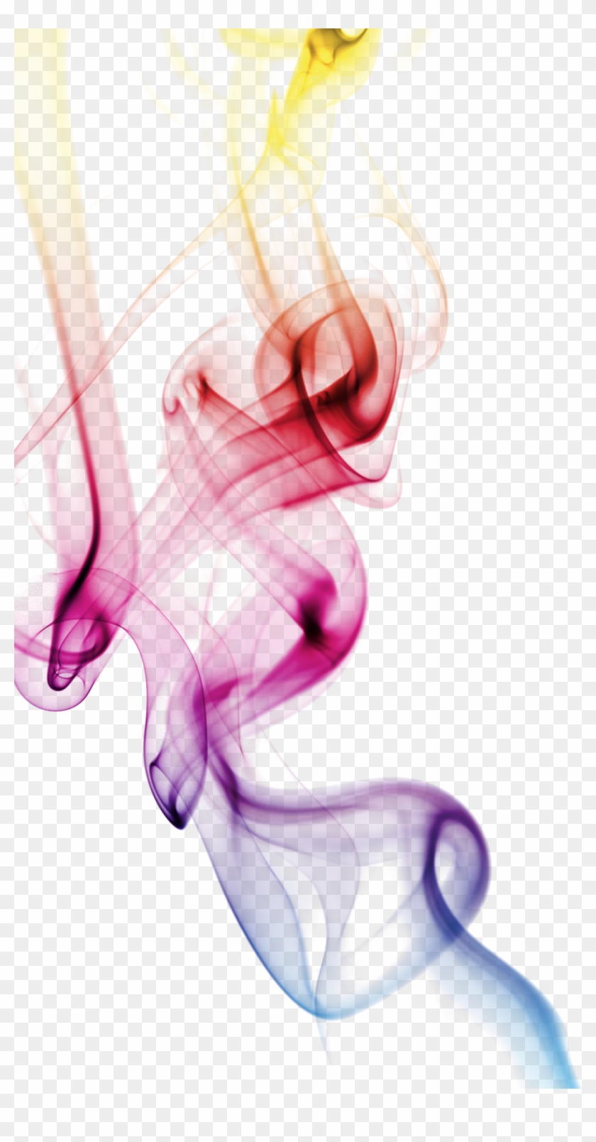 #smoke #rainbow #effect #ftestickers #stickers #autocollants - Transparent Png Coloured Smoke Clipart #2469108