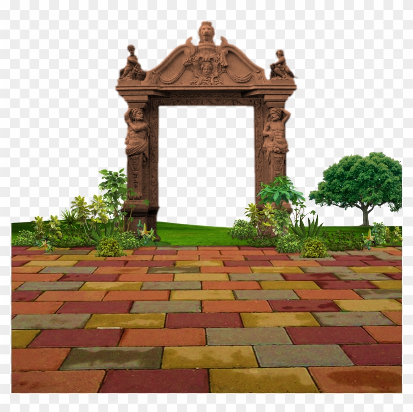 Colorful Pavement Pavers Walkway 790840 - Walkway Png Clipart