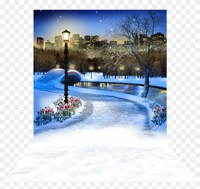 3 Dimensional View Of 10'x20' Backdrop - Snow Clipart #2469696