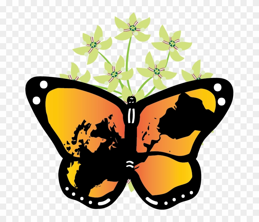 Monarchandmilkweed2 Clipart