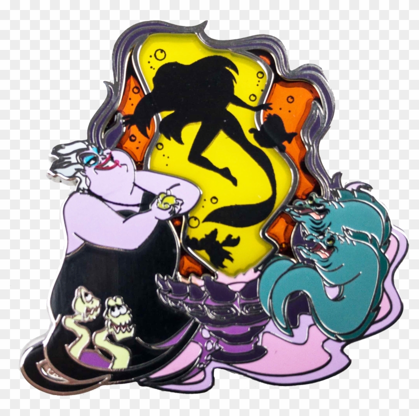 Disney Park Pack Pin Ursula Stain Glass - Disney Park Pack 3.0 Clipart