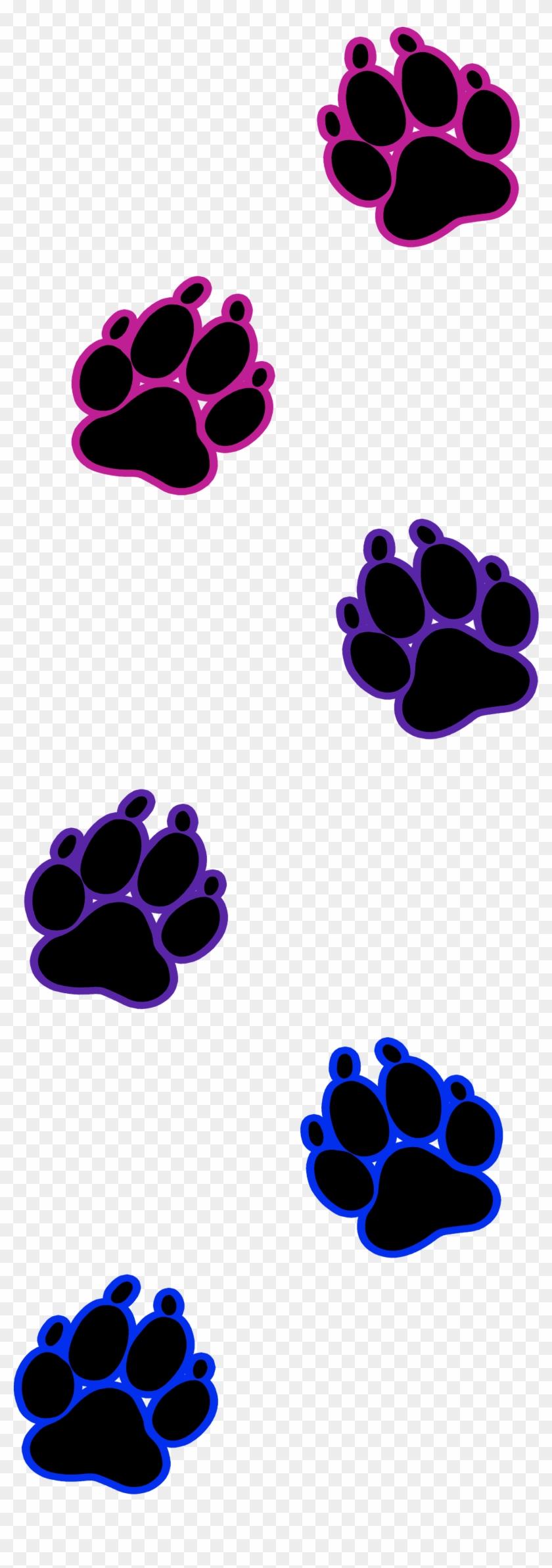 Dog Paws Bi - Paw Clipart