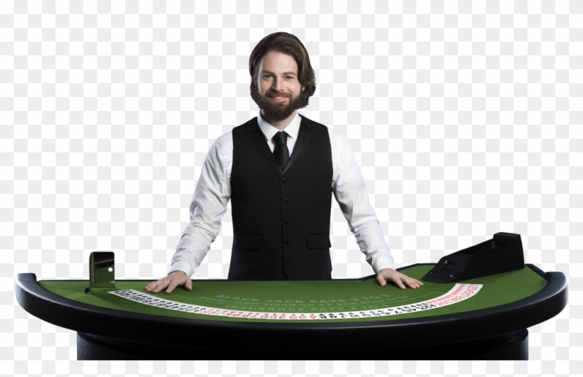 08 Dealer Male Commondrawbj Thumbnail - Poker Table Clipart