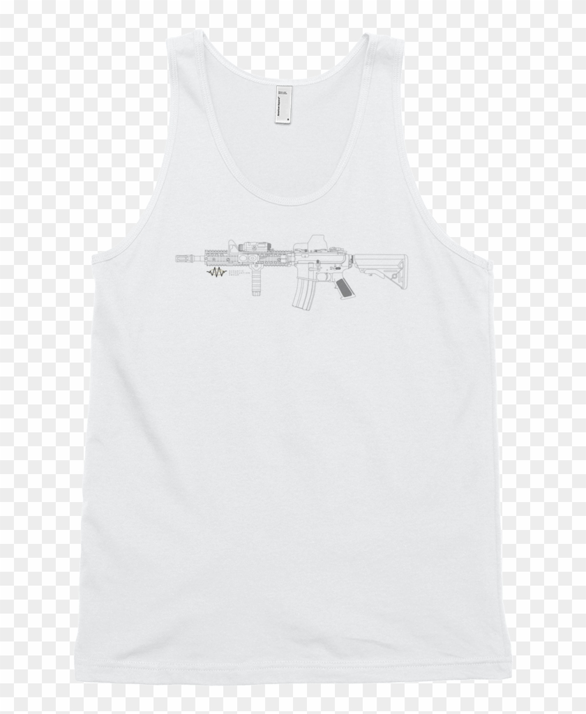 M4a1 Sopmod Line Art Tank - Active Tank Clipart #2471217