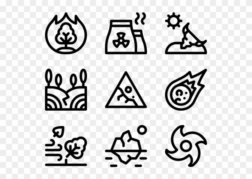 Natural Disaster - Hand Drawn Icon Png Clipart