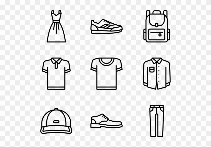 Clothes Icon Png - Clothes Icons Clipart #2471608