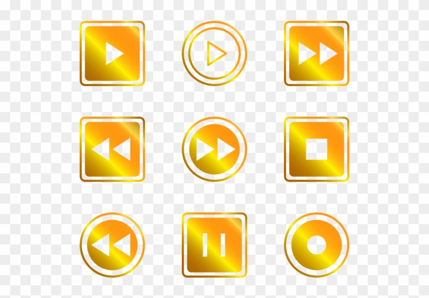 Music Player Icons Clipart
