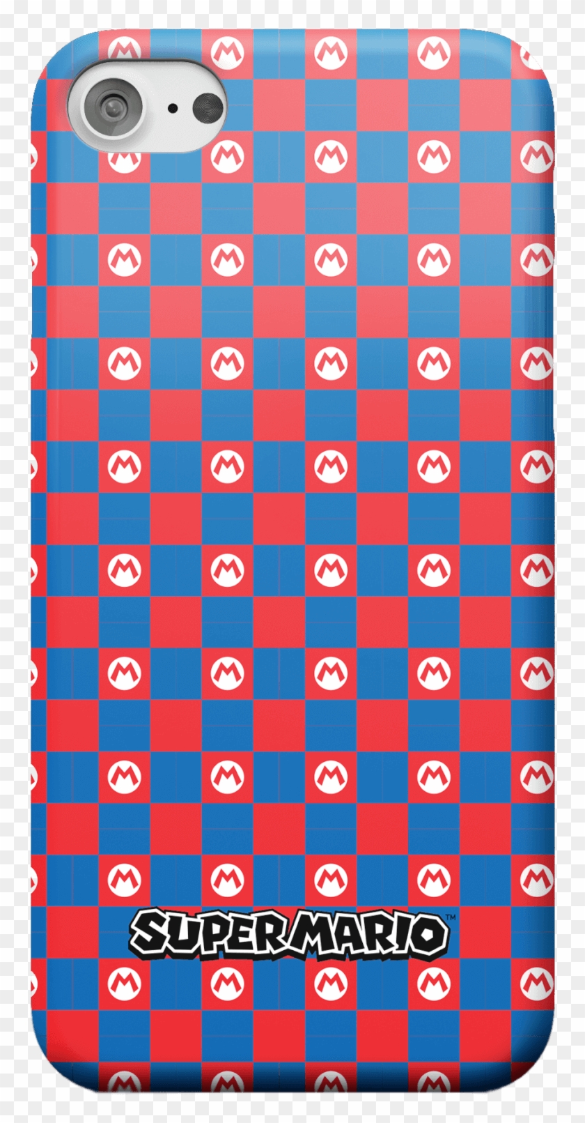 Nintendo Super Mario Checkerboard Pattern Phone Case - Mobile Phone Case Clipart