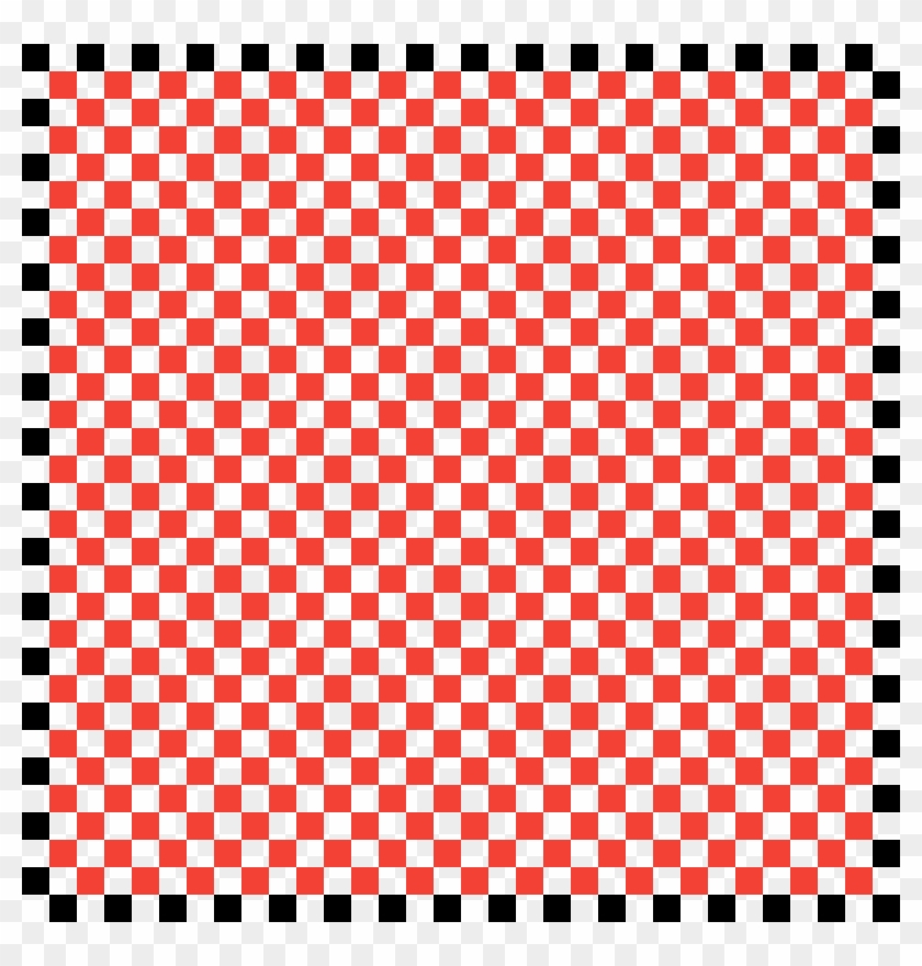 Just A Checkerboard - Color Orange And Black Background Clipart #2471998