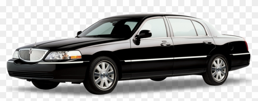Town Car Limo Service - Black Lincoln Town Car Transparent Clipart