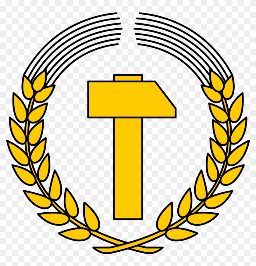 East Germany Clipart Svg - Coat Of Arms Wheat - Png Download