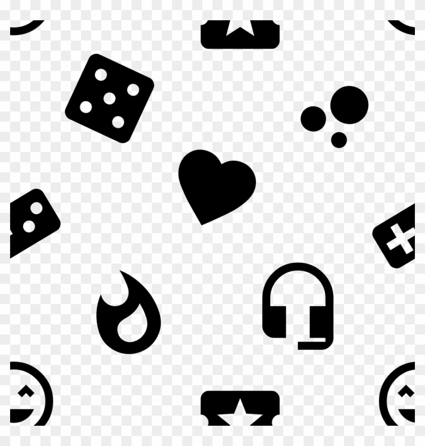 Gaming Pattern Png Clipart #2472983