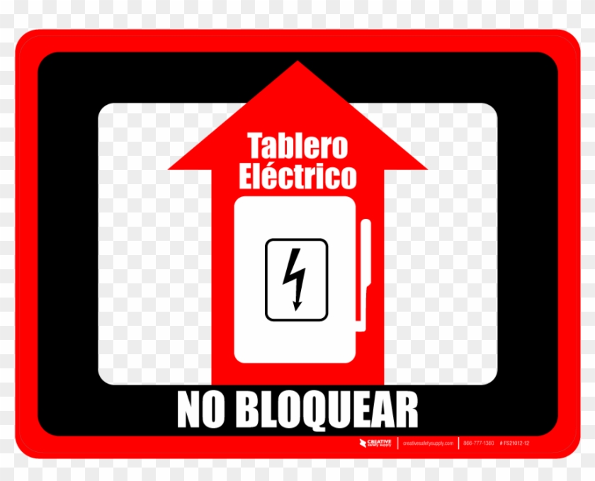 No Bloquear Floor Sign ( - Autoleder Clipart #2473791
