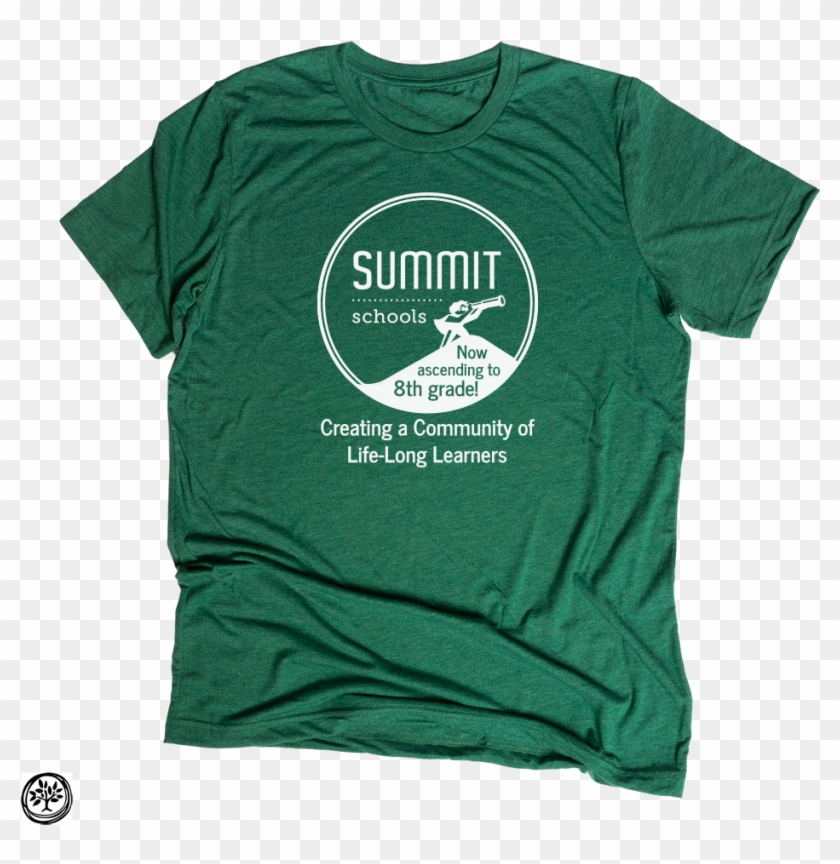 Summit Schools - Unisex Tee - Grass Green - T-shirt Clipart #2473834