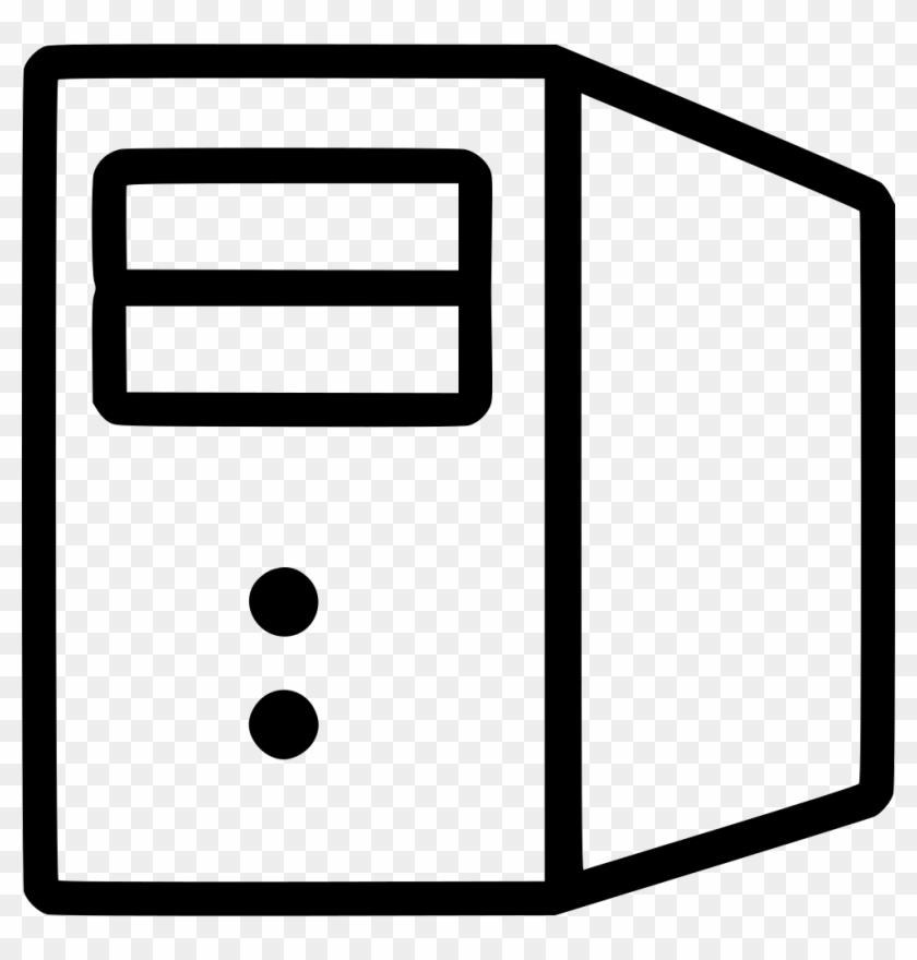 Png File - Server Black And White Clipart