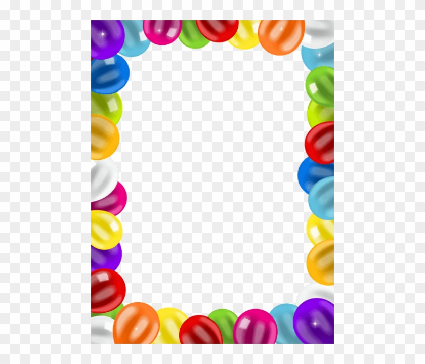 Download Balloons Border Frame Png Images Background - Balloons Png Clipart #2474710