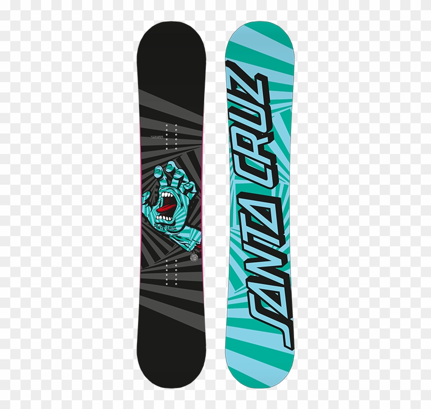 Santa Cruz 2009 Snowboard Clipart