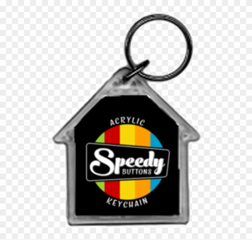 House Acrylic Key Chains - Keychain Clipart