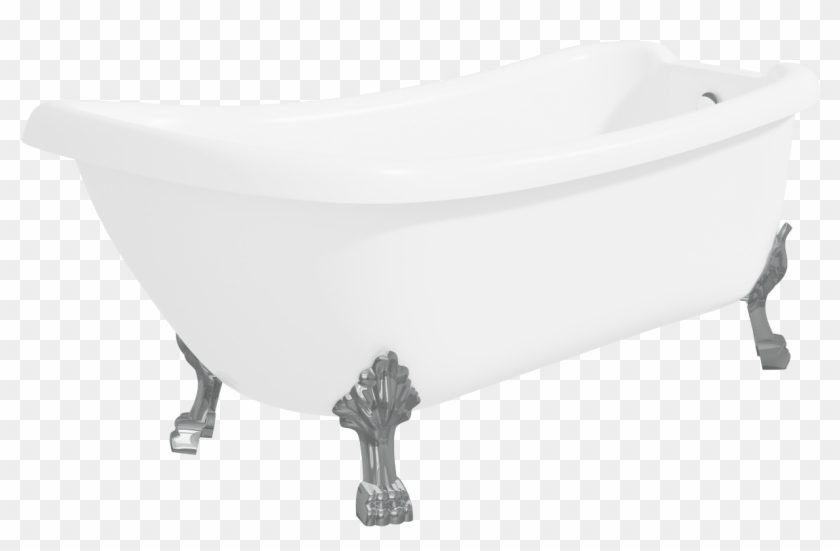 Kingham Traditional Slipper Style Freestanding Bath - Bathtub Clipart #2476891