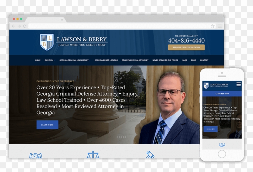 Start A New Website - Lawyers Website Clipart #2476969