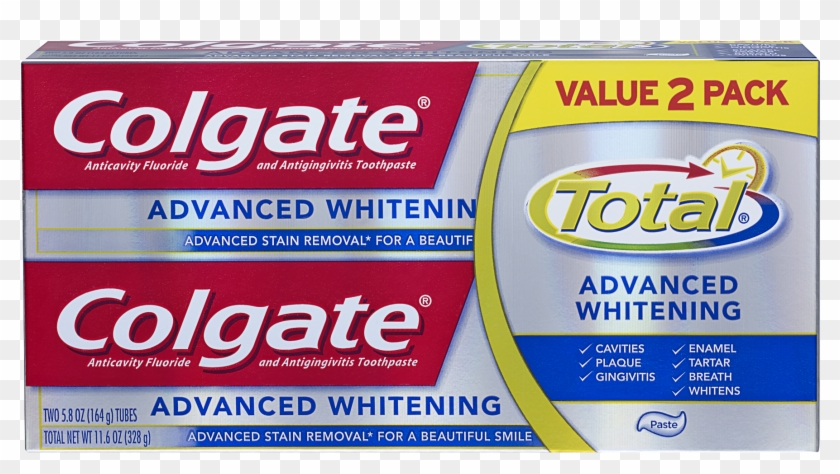 Colgate Total Whitening Toothpaste Clipart #2476972