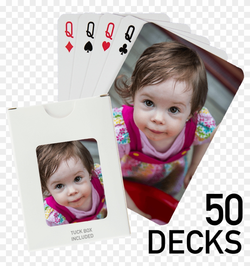 Poker Size Custom Printed Playing Cards - Juegos De Cartas Personalizados Clipart