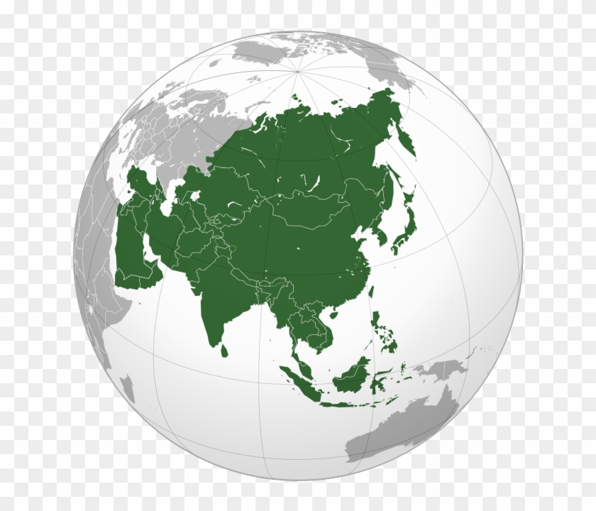 List Of Gemstones Found In Asia - Asia Orthographic Projection Clipart #2477056