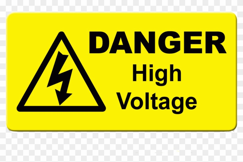 Danger High Voltage Png Image File - Sign Clipart