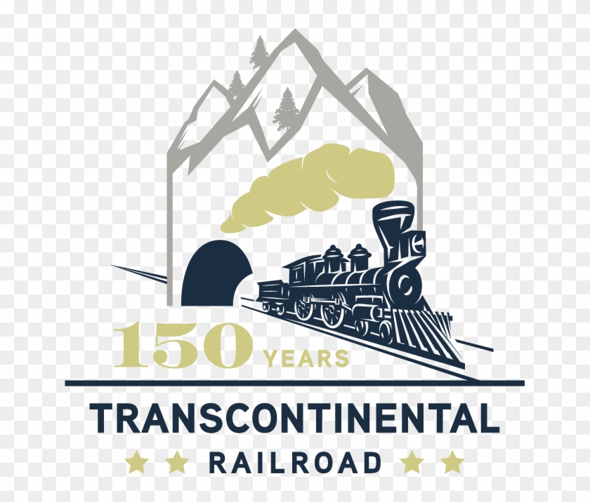 Transcontinental Railroad 150th Anniversary - 150th Anniversary Of The Transcontinental Railroad Clipart #2477375