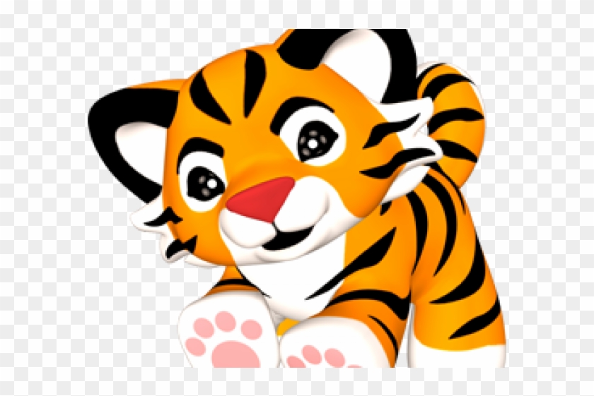 Baby Tiger Clipart Free - Png Download