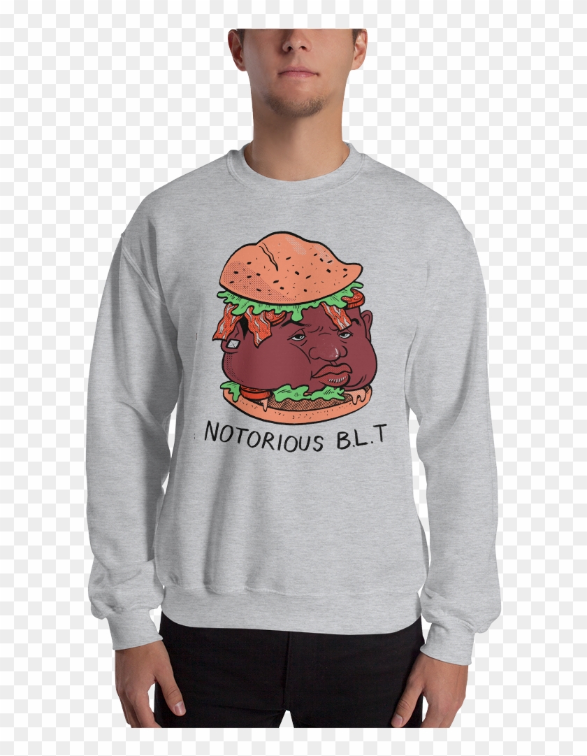 Notorious Blt Crewneck Sweatshirt - Sweatshirt Clipart