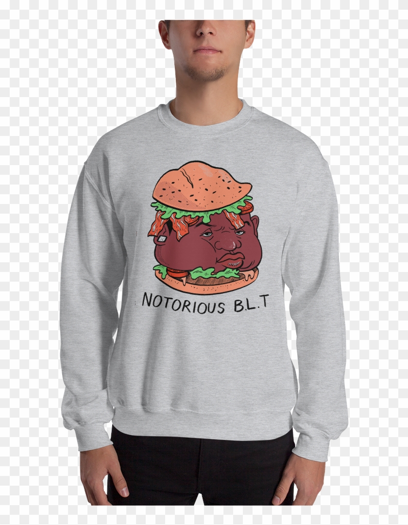 Notorious Blt Crewneck Sweatshirt - Sweatshirt Clipart #2477518