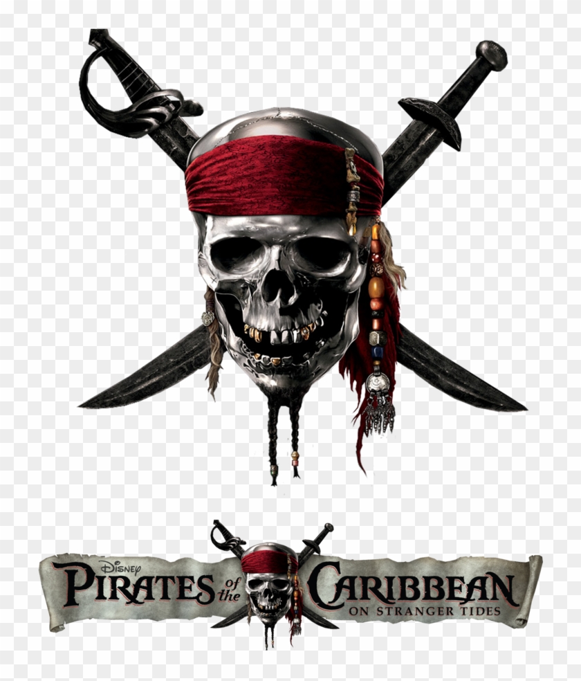 Png Freeuse Library Crossbones Clipart Caribbean Pirate - Pirates Of Caribbean Logo Transparent Png