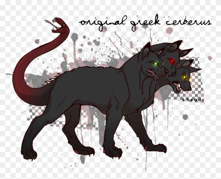 Cerberus, Hades, Cupid And Psyche, Mammal, Fauna Png - Cerberus With Snake Tail Clipart #2478374
